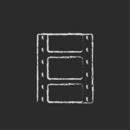 Negative icon drawn in chalk N4