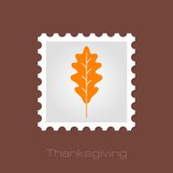 Autumn Leaves stamp N2