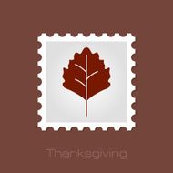 Autumn Leaves stamp N3