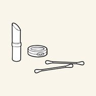 Black & white set of cosmetics 1 N2