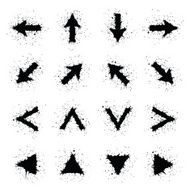 Grunge Arrows