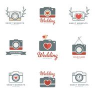 Set of photographer emblems N2