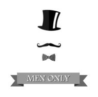 men only black