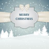 Christmas Snowflakes Background Vector Illustration N3