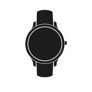 Silhouette symbol of Original design example smartwatch