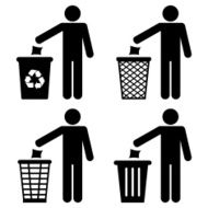 Garbage Recycling Icons