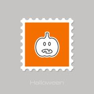 Halloween pumpkins stamp N2