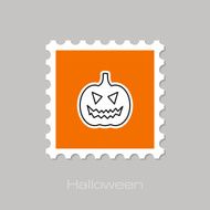 Halloween pumpkins stamp N3