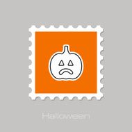 Halloween pumpkins stamp N5