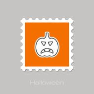 Halloween pumpkins stamp N6