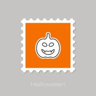 Halloween pumpkins stamp N8