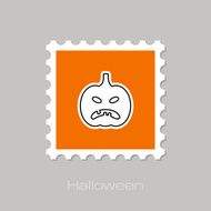 Halloween pumpkins stamp N9