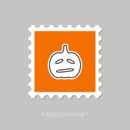 Halloween pumpkins stamp N10