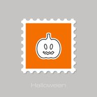 Halloween pumpkins stamp N11