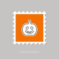 Halloween pumpkins stamp N13