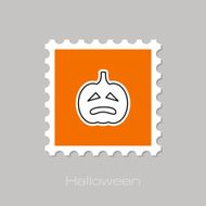 Halloween pumpkins stamp N15