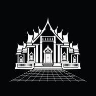 temple silhouette