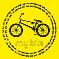 My BMX bike icon (logo or label) N2