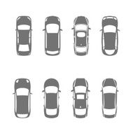 Cars top view