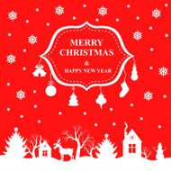 christmas greeting card N196