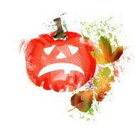 Scary Jack O Lantern halloween pumpkin