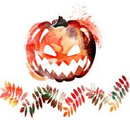Scary Jack O Lantern halloween pumpkin N3