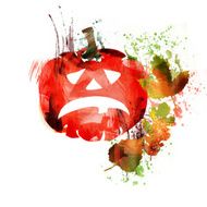Scary Jack O Lantern halloween pumpkin N4