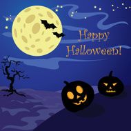 background with pumpkins for Halloween