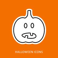 Halloween pumpkins icon N3