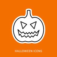 Halloween pumpkins icon N4