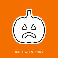 Halloween pumpkins icon N5