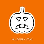 Halloween pumpkins icon N6