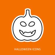 Halloween pumpkins icon N8