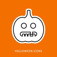 Halloween pumpkins icon N12