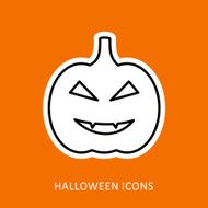 Halloween pumpkins icon N16