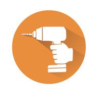 hand with drill