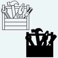 Toolbox with tools N2