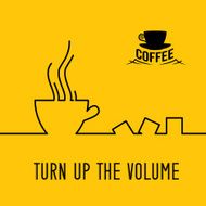 Stylized Drawing Of A Coffee Cup N12