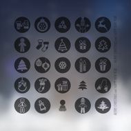 Christmas icons set N131