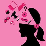 Beauty Fashion and Lady Lifestyle Vector Icon N2