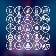 Christmas icons set N132