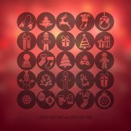Christmas icons set N133