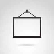 Frame icon isolated on white background