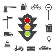 Traffic Icons Set N2