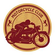 Vintage motorcycle label N6
