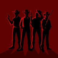 Cowboys Silhouette