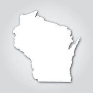 Wisconsin Silhouette White