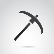 Axe icon isolated on white background