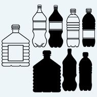 Set of water bottles N2