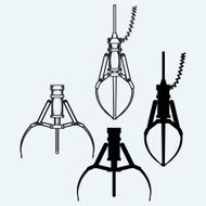 Metal robotic claw N2